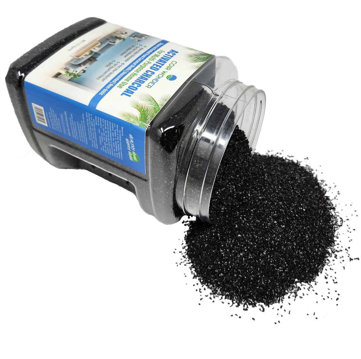 Coir Wonder Coconut Shell Activated Charcoal Carbon - 2.2 Lbs (1 Kg)
