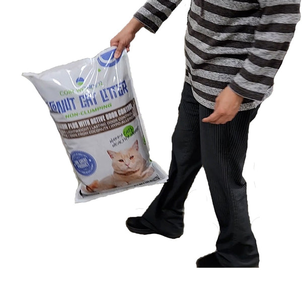 Coir Wonder Coconut Cat Litter – Natural, Lightweight & Odor-Controlled - 20 Liter Bag