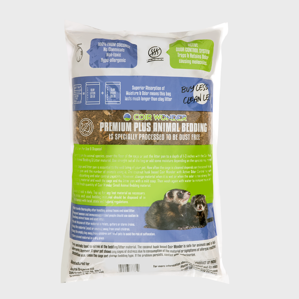 Coir Wonder Small Animal Bedding & Litter Substrate Coirlitter